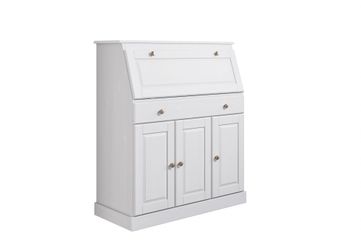 Home affaire Sekretär "Rossi" aus massiver Kiefer, variabel verstellbare Ei günstig online kaufen