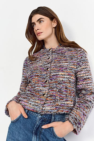 RICHROYAL Bouclèjacke in Multicolor, gerade Form günstig online kaufen
