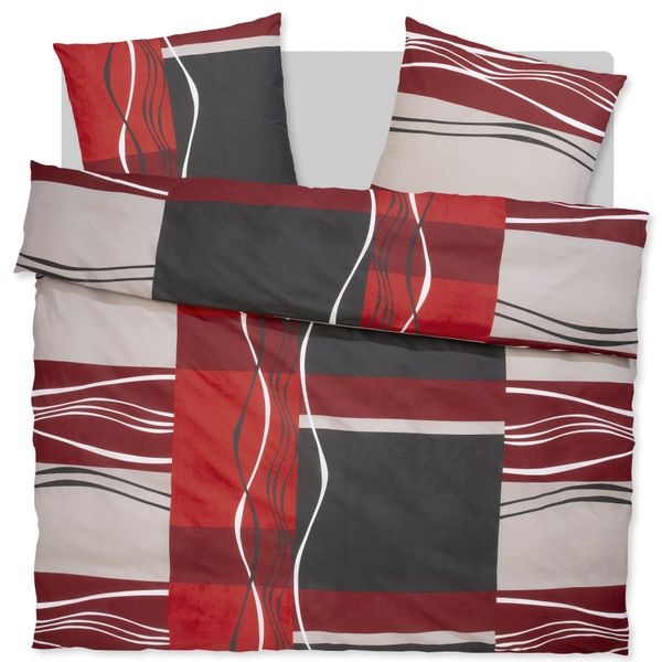 my home Bettwäsche "Kelian" 3 tlg. in verschiedenen Qualitäten, gemusterte günstig online kaufen