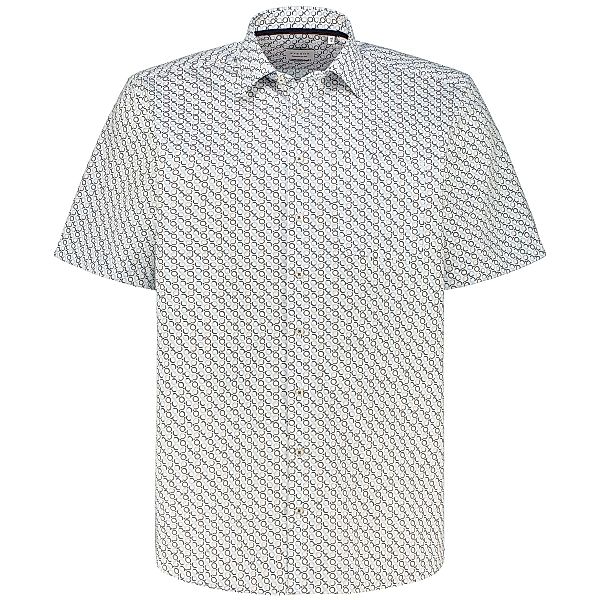 ETERNA Businesshemd mit Allover-Muster Farbe blau Größe: 46 günstig online kaufen