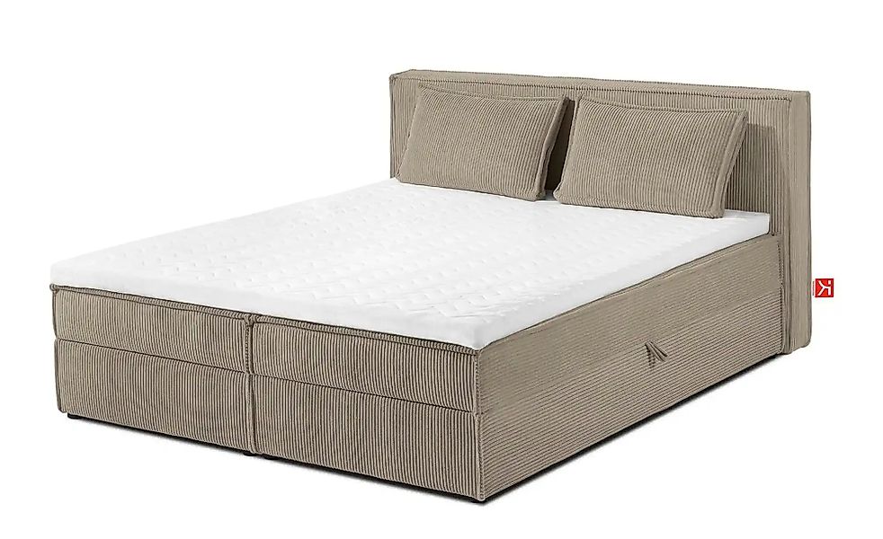 KONSIMO Boxbett  Roti ¦ beige ¦ Maße (cm): B: 165 H: 95 Betten > Polsterbet günstig online kaufen