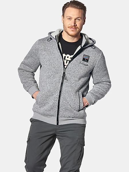 Jan Vanderstorm Sweatjacke "Strickfleecejacke NORVID" günstig online kaufen
