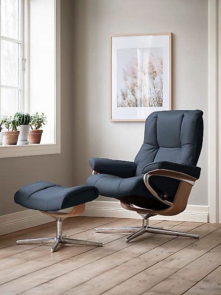 Stressless "Mayfair" mit Cross Base, Größe S, M & L, Holzakzent Eiche günstig online kaufen