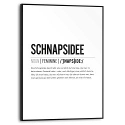 Reinders! Poster Schnapsidee, Küche - Schwarz-Weiß günstig online kaufen