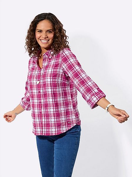 Witt Klassische Bluse Karo-Bluse 3/4-Arm günstig online kaufen