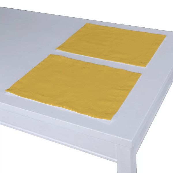 Tischset 2 Stck., honiggelb, 30 x 40 cm, Leinen (159-14) günstig online kaufen
