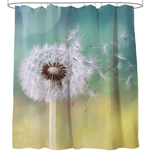 Sanilo Duschvorhang Pusteblume 180 x 200 cm, 100% wasserdicht, Anti-Schimme günstig online kaufen