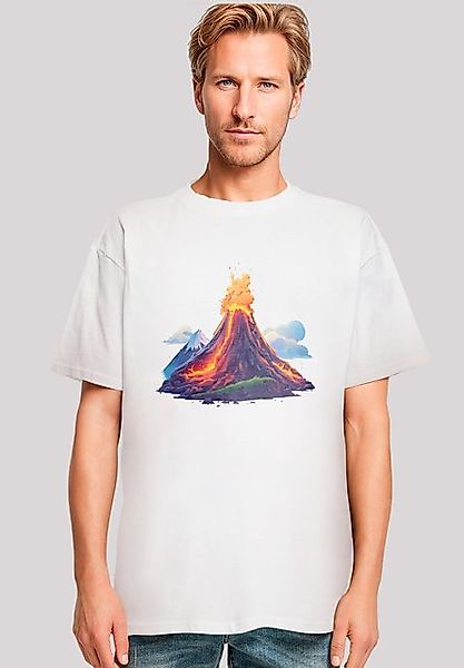 F4NT4STIC T-Shirt Vulkanausbruch Premium Qualität günstig online kaufen