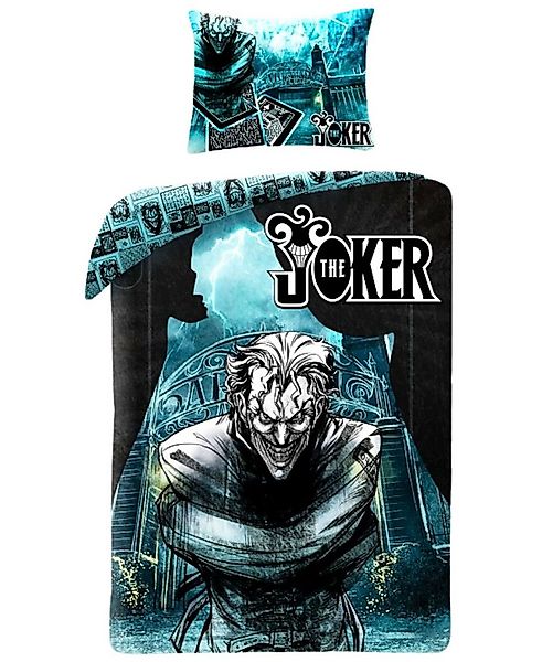 DC Comics Bettwäsche The Joker, Baumwolle, 2 teilig, Wendebettwäsche 135-14 günstig online kaufen