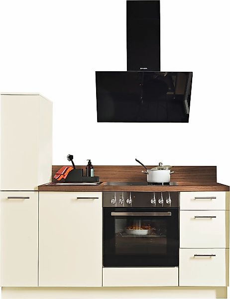 KOCHSTATION Küche "Scafa" vormontiert, wahlweise mit E-Geräten, Stellbreite günstig online kaufen