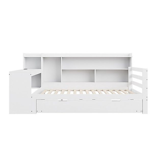 Gotagee Schlafsofa Massivholz Kissenbett 90x200cm Doppelbett Gästebett mit günstig online kaufen