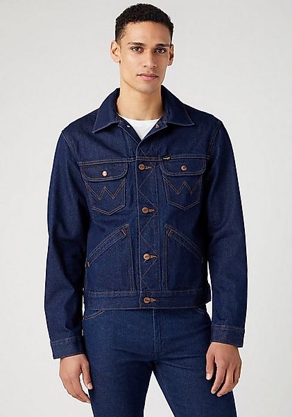 Wrangler Jeansjacke 124MJ mit Ziernähten günstig online kaufen