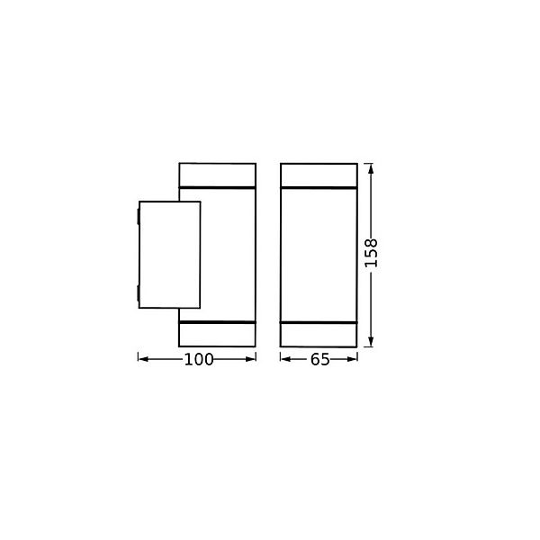 OSRAM Außenwandleuchte ENDURA CLASSIC ITYS, dunkelgrau IP65 günstig online kaufen