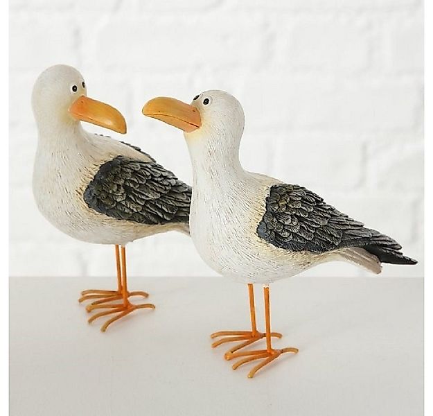 BOLTZE GRUPPE GmbH Dekofigur Dekofigur Leni Möwe maritim Kunstharz H 15 cm günstig online kaufen