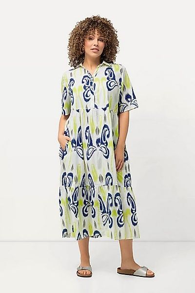 Ulla Popken Midikleid Midikleid Paisleymuster A-Linie günstig online kaufen