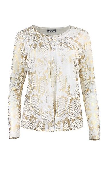 Passioni Cardigan Twin-Set mit modernem Schlangenmuster günstig online kaufen