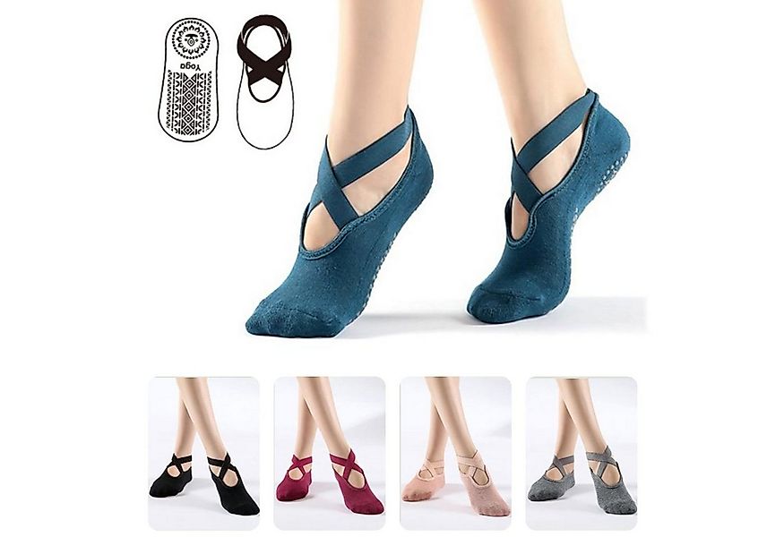 GOLDEN Sportsocken rutschfeste Socken Damen für Yoga Pilates Tanz Ballet mi günstig online kaufen