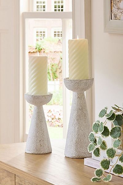 Next Kerzenhalter Strukturierter Scandi-Kerzenständer günstig online kaufen