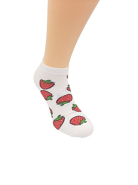 AbgeStrumpft Freizeitsocken AbgeStrumpft Erdbeere Sneaker (1 günstig online kaufen