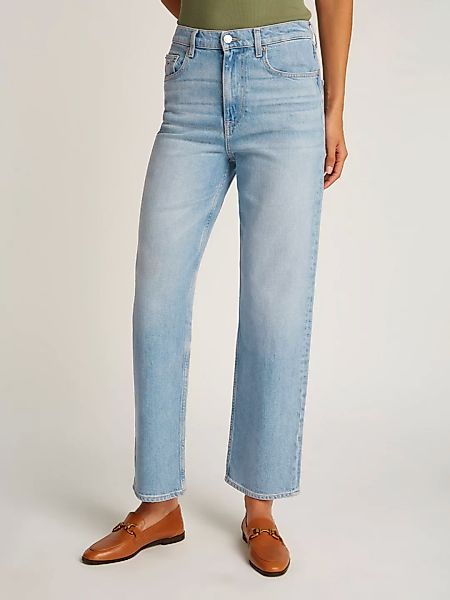 Tommy Jeans Straight-Jeans "Layla High Rise Slim Straight", in Knöchellänge günstig online kaufen