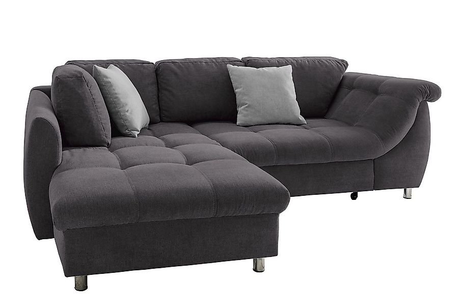 luma-home Ecksofa 17006, mit Bettfunktion B250/T190/H84 cm, Liegefläche 179 günstig online kaufen