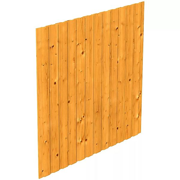 Skan Holz Seitenwand Deckelschalung 230 x 220 cm Fichte Eiche hell günstig online kaufen