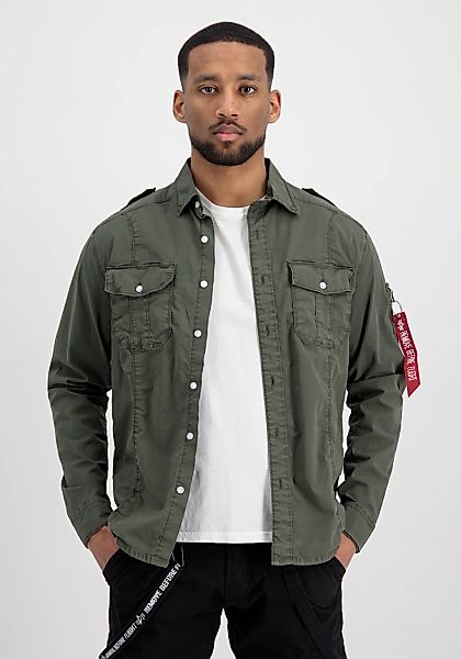 Alpha Industries  T-Shirts & Poloshirts Basic Shirt Slim - greyblack günstig online kaufen