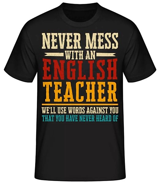 English Teacher · Männer Basic T-Shirt günstig online kaufen