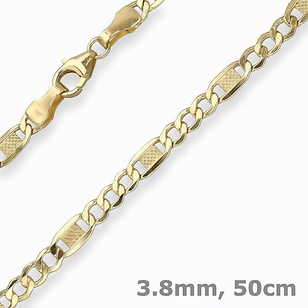 Schmuck Krone Goldkette 3,8mm Fantasiekette aus günstig online kaufen