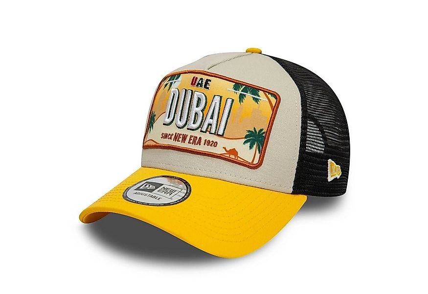 New Era Trucker Cap 9Forty A-Frame Licence Plate Dubai Patch Cap - Yellow/B günstig online kaufen