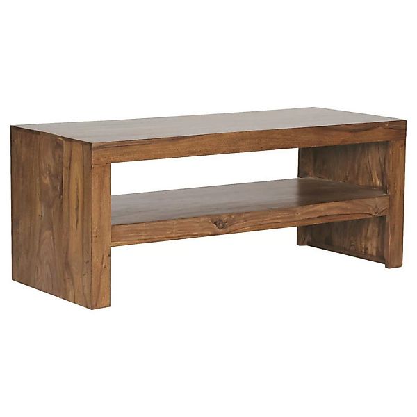 Couchtisch Massiv-Holz Durban Sheesham 110 cm breit Wohnzimmer-Tisch Design günstig online kaufen
