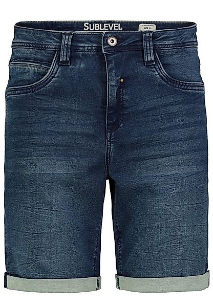 SUBLEVEL Jeansbermudas Herren Jeans Shorts kurze Hose 5 Pocket, Sommerhose, günstig online kaufen