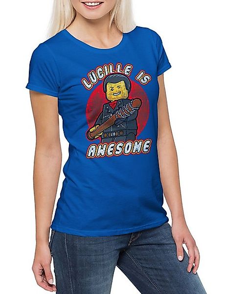 Urban Backwoods Print-Shirt Lucille Is Awesome Damen T-Shirt NeganThe Baseb günstig online kaufen