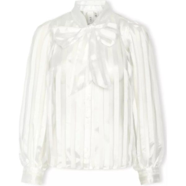 Y.a.s  Blusen YAS Jose Shirt L/S - Star White günstig online kaufen