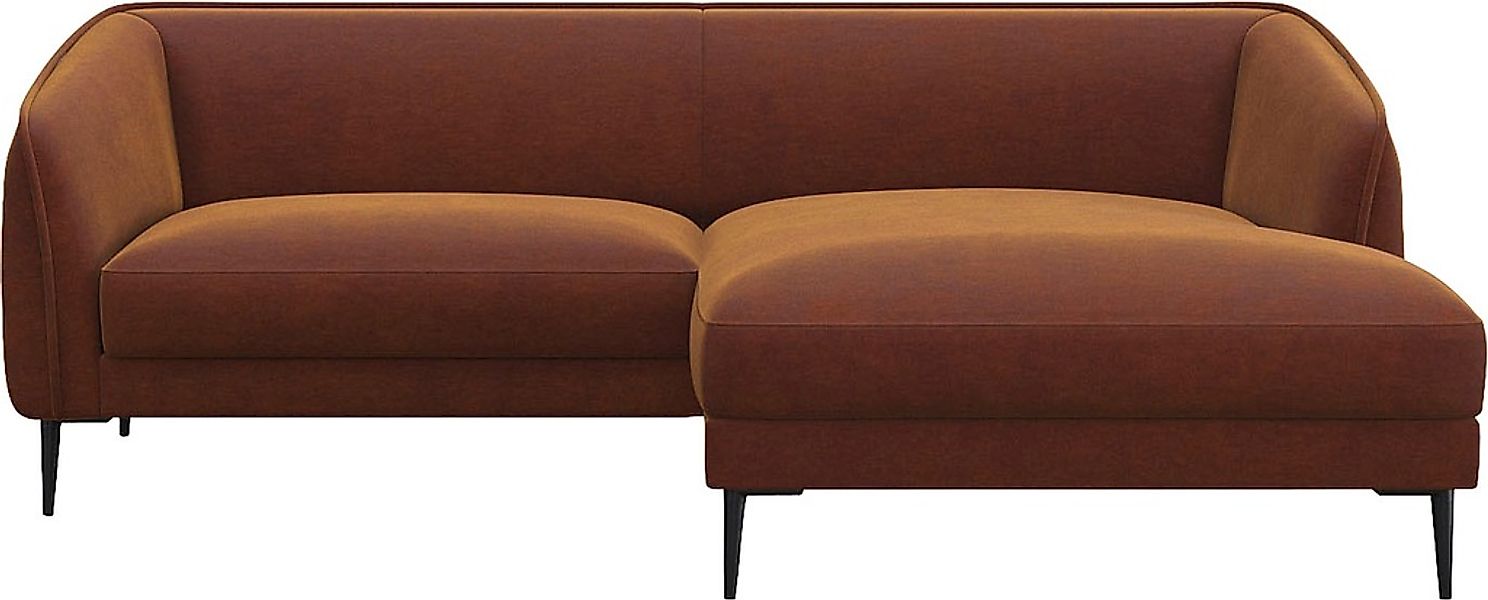 FLEXLUX Ecksofa "Belle Designsofa, bequem durch Kaltschaum im Sitz, OTTOs C günstig online kaufen
