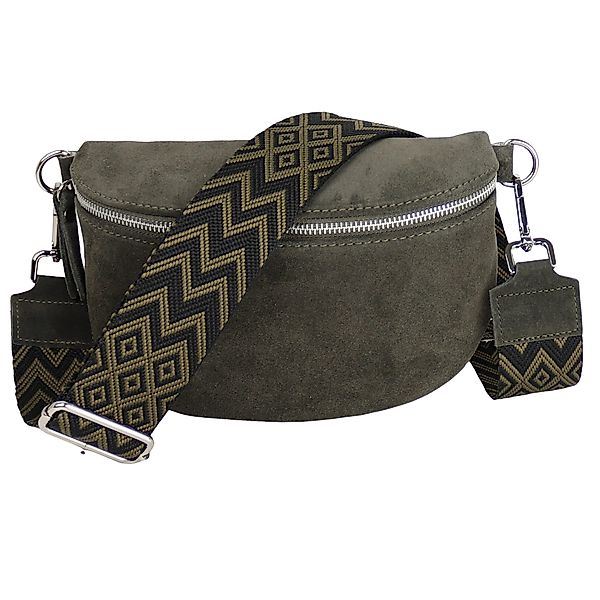 MIRROSI Bauchtasche Damen, Echtleder,Leder, Made in Italy, Umhängetasche, B günstig online kaufen