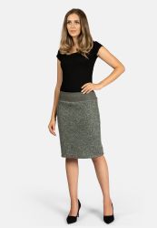 Caspar Bleistiftrock RO031 Damen Winter Bleistift günstig online kaufen