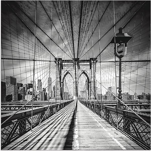 Artland Wandbild »New York City Brooklyn Bridge«, Amerika, (1 St.), als Alu günstig online kaufen