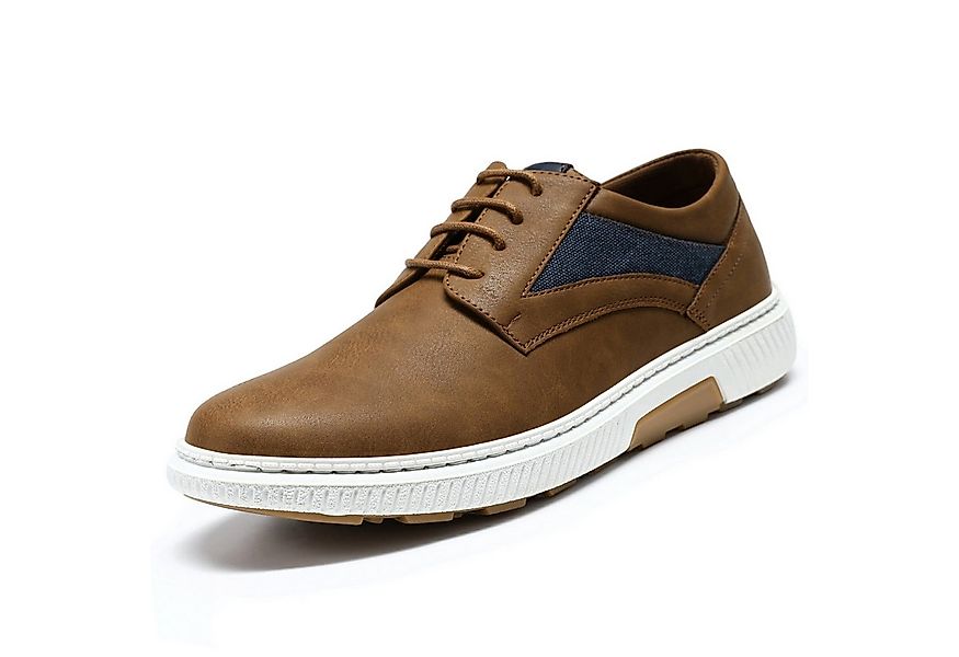 Allthemen Schnürschuh Herren Halbschuhe Kontrastfarben casual Freizeitschuh günstig online kaufen