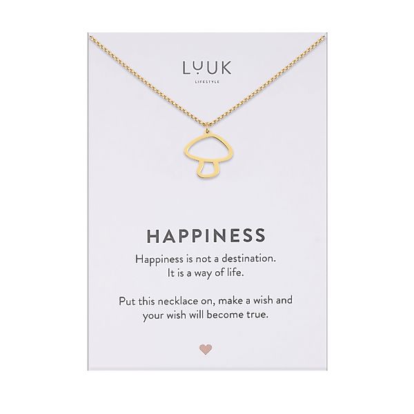 LUUK LIFESTYLE Kette mit Anhänger Pilz, günstig online kaufen