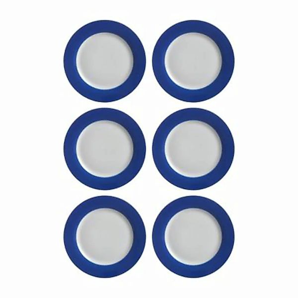 Ritzenhoff & Breker DOPPIO Dessertteller 20 cm indigo blau 6er Set Speisete günstig online kaufen