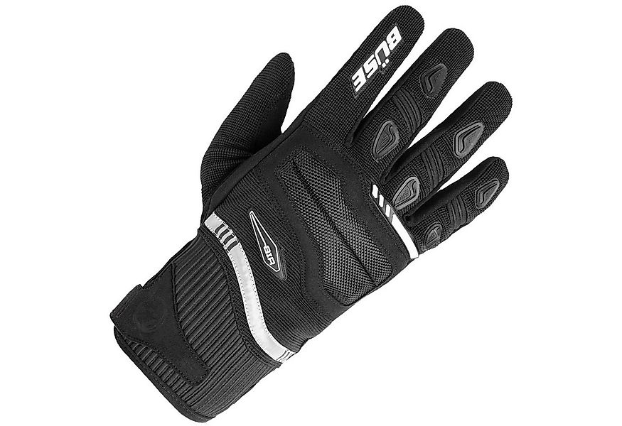Büse Motorradhandschuhe Büse Handschuh Fresh schwarz / weiß 9 atmungsaktiv günstig online kaufen