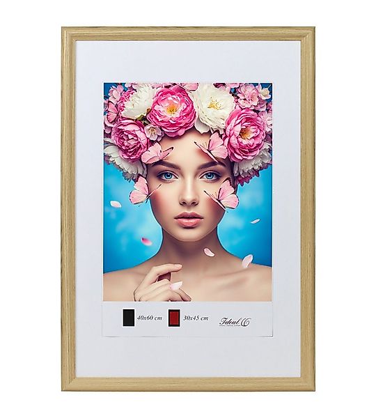 IDEAL TREND Bilderrahmen Holzrahmen mit Kunststoffglas günstig online kaufen