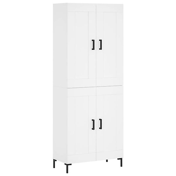 vidaXL Highboard Weiß 69,5x34x180 cm Holzwerkstoff 3199681 günstig online kaufen