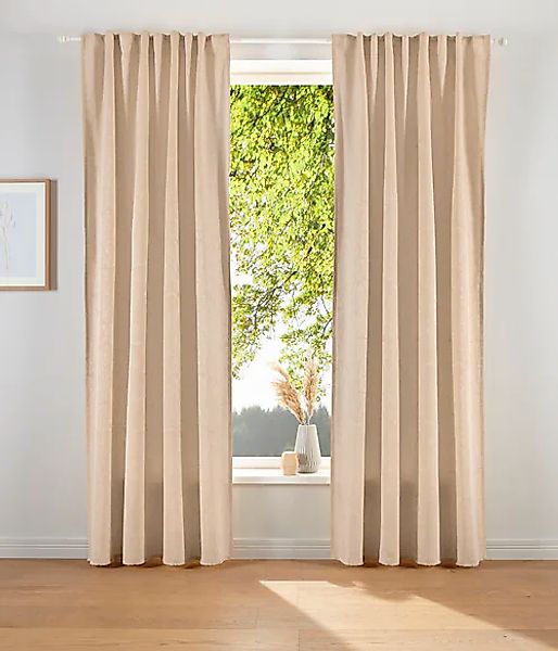 LeGer Home by Lena Gercke Vorhang »LESKA«, (1 St.), blickdicht, glatt, gewe günstig online kaufen