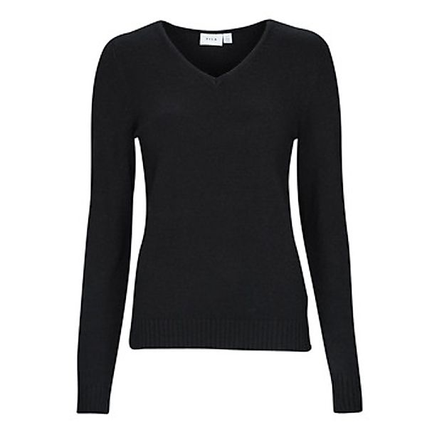 Vila Ril Langarm-pullover Mit V-ausschnitt XL Black günstig online kaufen