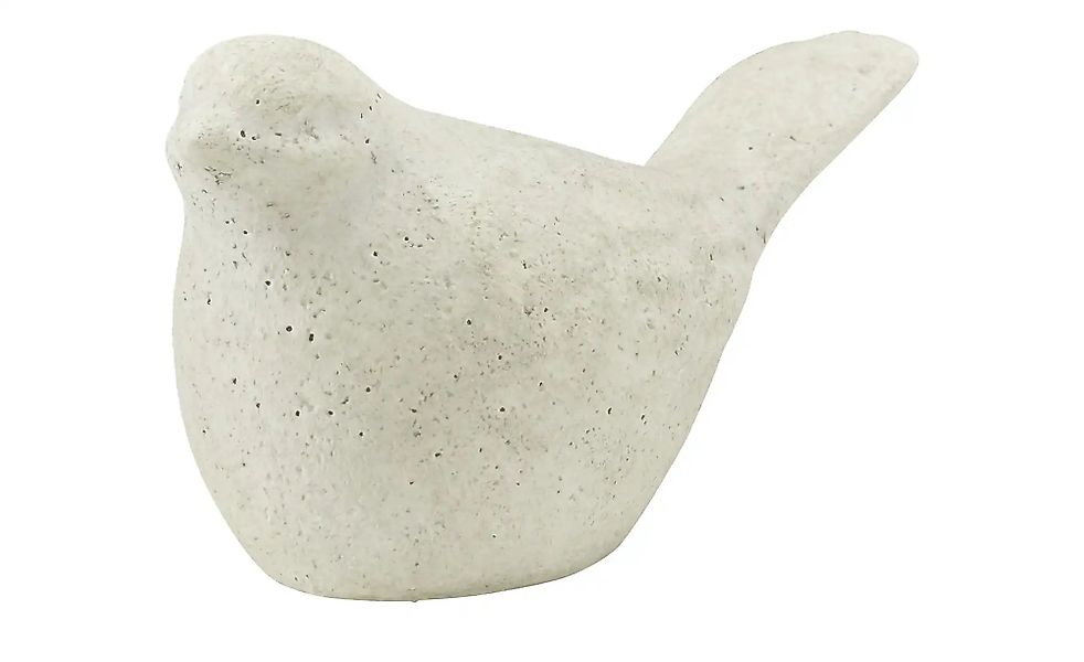HOME STORY Deko Vogel   ¦ creme ¦ Steinzeug ¦ Maße (cm): B: 18 H: 9,5 T: 8. günstig online kaufen