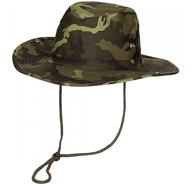 MFH Outdoorhut Buschhut, M 95 CZ tarn, mit Kinnband, zum Hochstellen - 55 ( günstig online kaufen