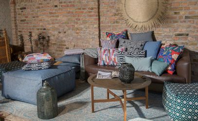 H.O.C.K. Dekokissen "Ida" mit filigranem Muster, Kissenhülle mit Füllung, 1 günstig online kaufen