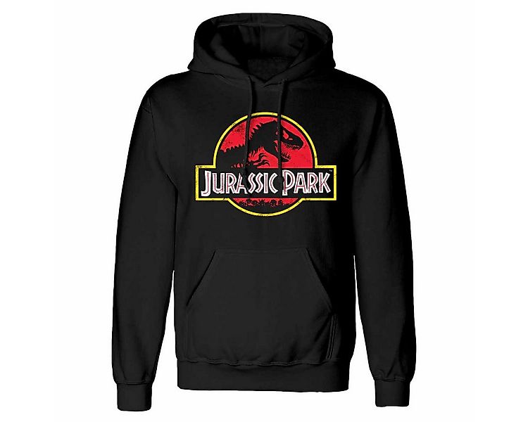 Jurassic Park Hoodie Classic Logo Hoodie T-rex Dinosaurier Skelett günstig online kaufen